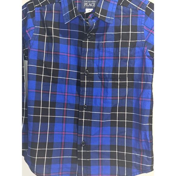 The Children's Place Plaid Long Sleeve Button Down size 4T - Picture 3 of 6